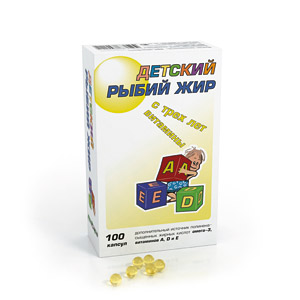 картинка Детский рыбий жир интернет магазина RealCaps