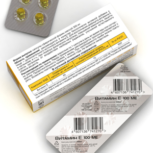 картинка Витамин Е №20 100МЕ интернет магазина RealCaps