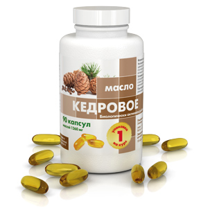 картинка Масло кедровое интернет магазина RealCaps