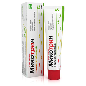 картинка Крем для ног противогрибковой  Микотрин® интернет магазина RealCaps