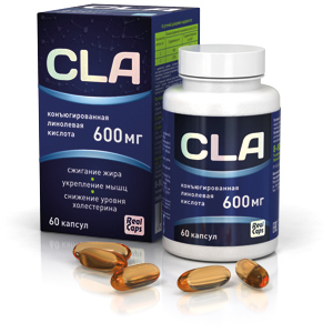 картинка Конъюгированная линолевая кислота (CLA) 600 мг №60 интернет магазина RealCaps