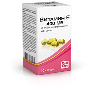 картинка Витамин Е 400 МЕ интернет магазина RealCaps