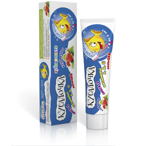 картинка Зубная паста КУСАЛОЧКА клубничная интернет магазина RealCaps