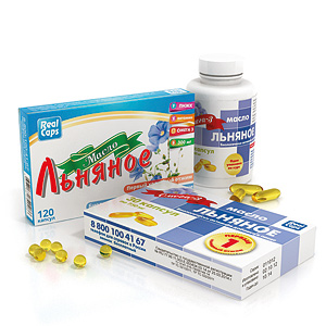 картинка Масло льняное интернет магазина RealCaps