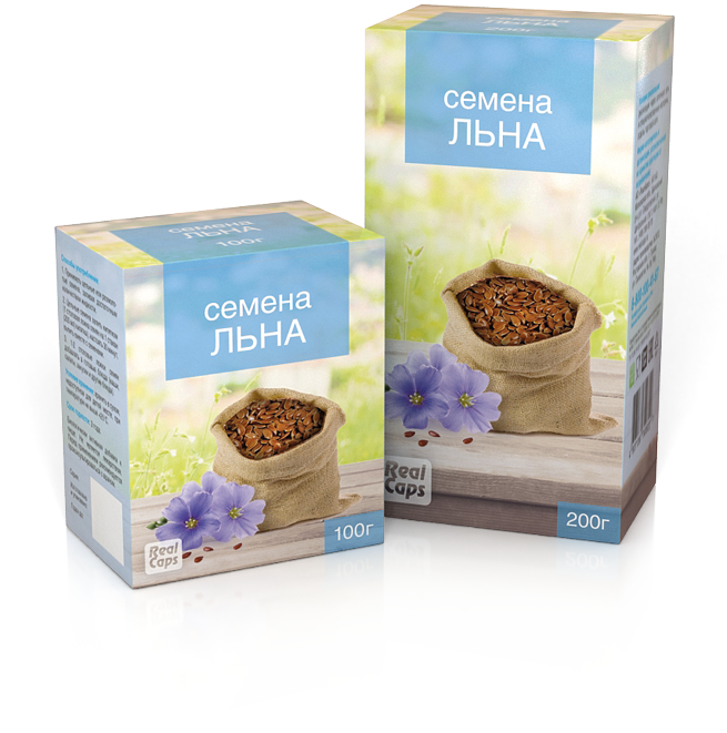 картинка Семена льна 100 г (Срок годности январь 2027 г.) интернет магазина RealCaps
