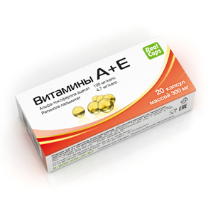 картинка Витамины А + Е интернет магазина RealCaps