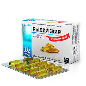 картинка Рыбий жир очищенный интернет магазина RealCaps