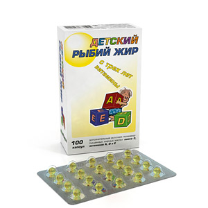 картинка Детский рыбий жир интернет магазина RealCaps