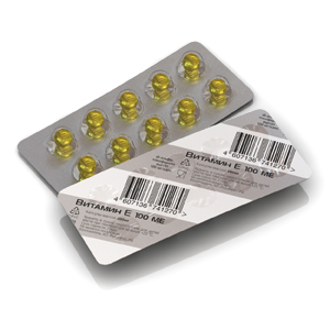 картинка Витамин Е №20 100МЕ интернет магазина RealCaps