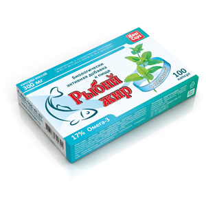 картинка Рыбий жир с мелиссой интернет магазина RealCaps