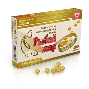 картинка Рыбий жир без добавок интернет магазина RealCaps