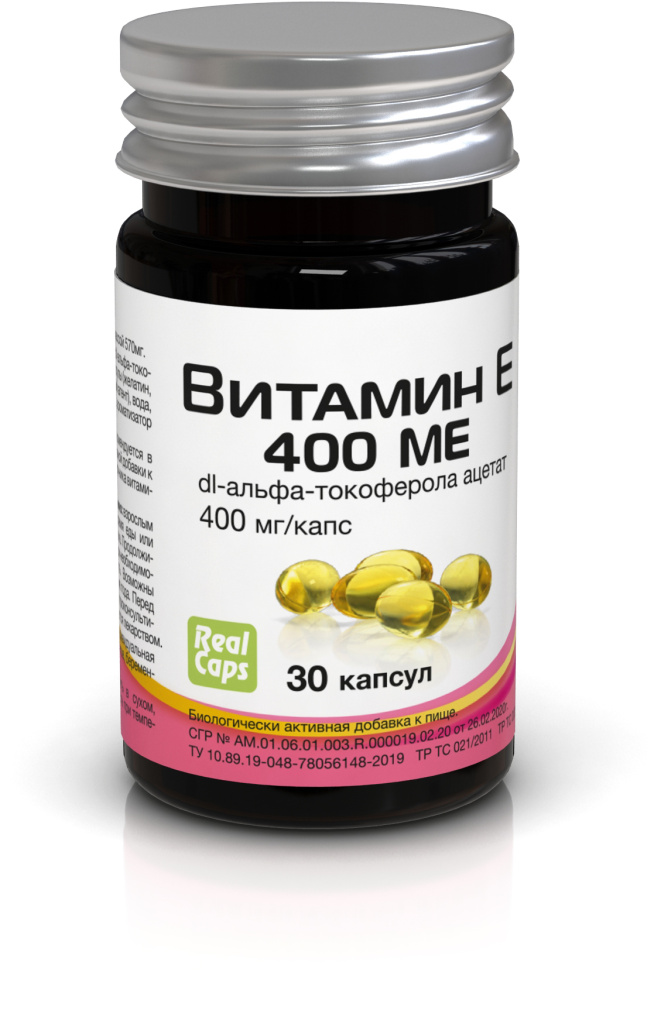 Витамин Е 400ME РеалКапс капсулы